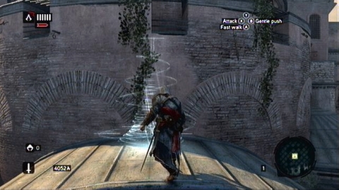 After finding it you can jump down and go to the indicated place - Memory 4 - Sequence 4 - The Uncivil War - Assassins Creed: Revelations - Game Guide and Walkthrough