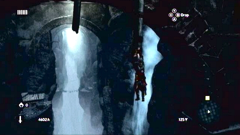 Once you stop falling, start climbing on the damaged construction - Memory 5 - p. 1 - Sequence 4 - The Uncivil War - Assassins Creed: Revelations - Game Guide and Walkthrough