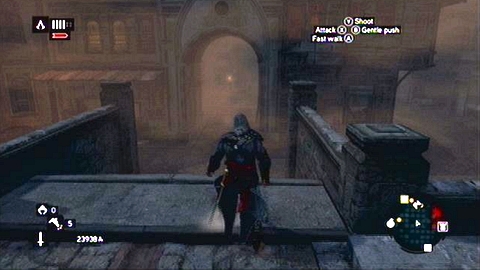 Opponents won't bother you until you reach the stairs leading down - Memory 3 - Sequence 5 - Heir to The Empire - Assassins Creed: Revelations - Game Guide and Walkthrough