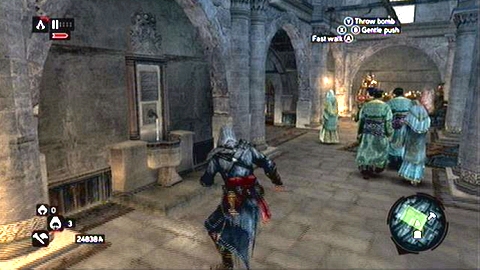 After conversation with Sofia, go to the Bazaar and then move to the zone marked on the map - Memory 4 - Sequence 5 - Heir to The Empire - Assassins Creed: Revelations - Game Guide and Walkthrough