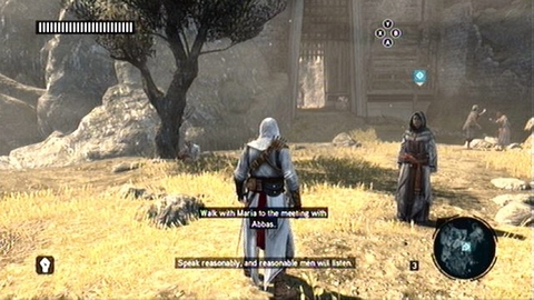 Once you get control over Altair, follow your wife - Memory 7 - Sequence 5 - Heir to The Empire - Assassins Creed: Revelations - Game Guide and Walkthrough