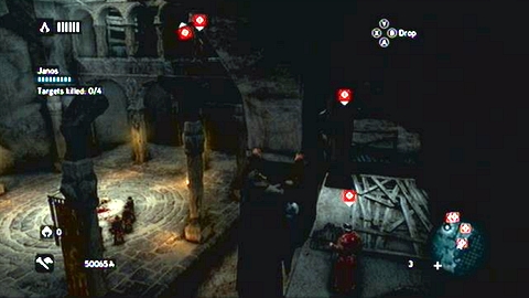 After conversation with a woman, climb the pillars in front of you - Memory 3 - Sequence 7 - Underworld - Assassins Creed: Revelations - Game Guide and Walkthrough