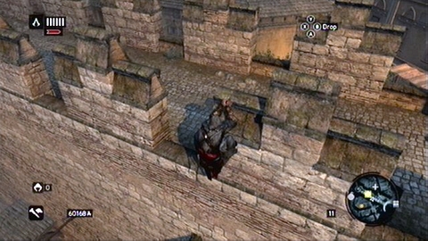 Then climb the wall, where exchange takes place - Memory 2 - Sequence 8 - The End of An Era - Assassins Creed: Revelations - Game Guide and Walkthrough