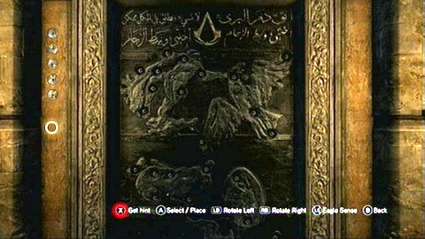 In order to open it, you have to solve a puzzle - Memory 1 - Sequence 9 - Revelations - Assassins Creed: Revelations - Game Guide and Walkthrough