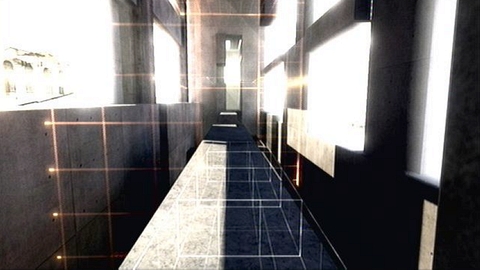 A bit further you'll find a corridor full of orange grids - Escape - p. 2 - Desmonds Journey - Assassins Creed: Revelations - Game Guide and Walkthrough