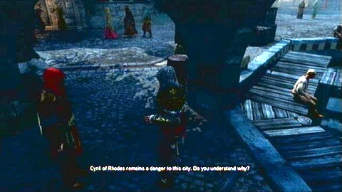 At the beginning talk to your apprentice and then walk with him to the marked place - Missions 1&2 - Master Assassin Missions - Assassins Creed: Revelations - Game Guide and Walkthrough
