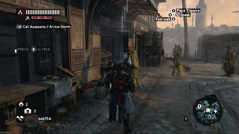The last thing to go is to give the item to his owner - Missions 8&9 - Master Assassin Missions - Assassins Creed: Revelations - Game Guide and Walkthrough
