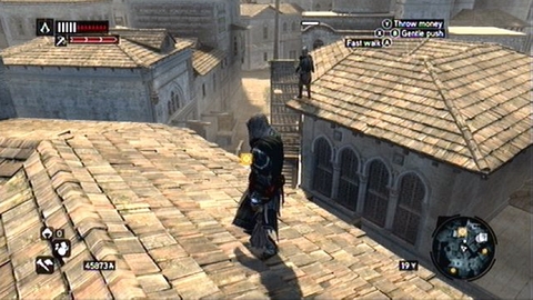 After short struggle, climb the building on the left and keep following your apprentice - Missions 10&11 - Master Assassin Missions - Assassins Creed: Revelations - Game Guide and Walkthrough