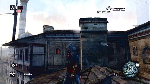 Fragment is located on one of the chimneys - Galata District (01-11) - Animus data fragments - Assassins Creed: Revelations - Game Guide and Walkthrough