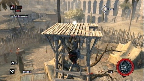 This fragment can be found at the top of wooden scaffolding - Constantine District (01-10) - Animus data fragments - Assassins Creed: Revelations - Game Guide and Walkthrough
