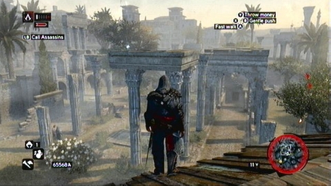 It is placed on top of ancient columns - Constantine District (01-10) - Animus data fragments - Assassins Creed: Revelations - Game Guide and Walkthrough