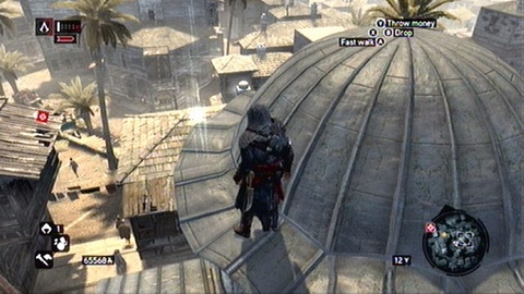 It is located on one of the towers domes - Constantine District (11-21) - Animus data fragments - Assassins Creed: Revelations - Game Guide and Walkthrough