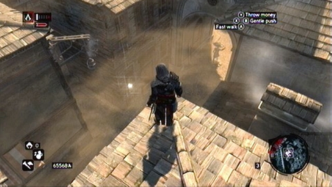 It is placed over a street - Bayezid District/Arsenal (21-29) - Animus data fragments - Assassins Creed: Revelations - Game Guide and Walkthrough