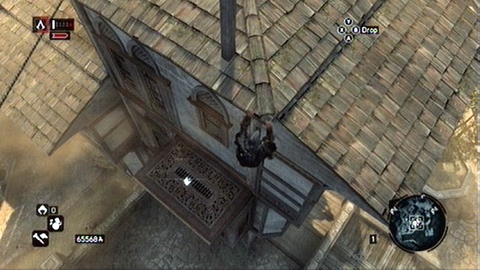 It hovers at the western wall of the building - Bayezid District/Arsenal (21-29) - Animus data fragments - Assassins Creed: Revelations - Game Guide and Walkthrough