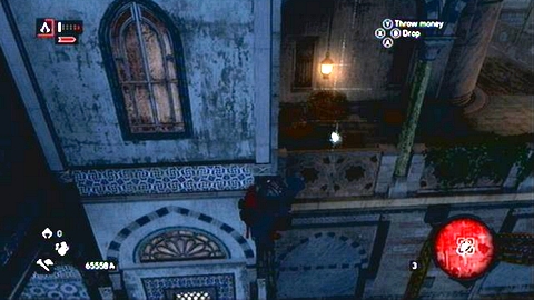 It is hidden in one of the balconies of the palace - Imperial District (01-12) - Animus data fragments - Assassins Creed: Revelations - Game Guide and Walkthrough