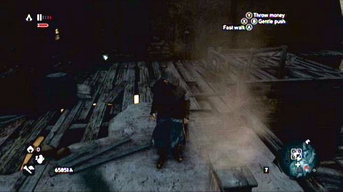 It hovers over the roof of one of the houses - Capadocia (01-12) - Animus data fragments - Assassins Creed: Revelations - Game Guide and Walkthrough