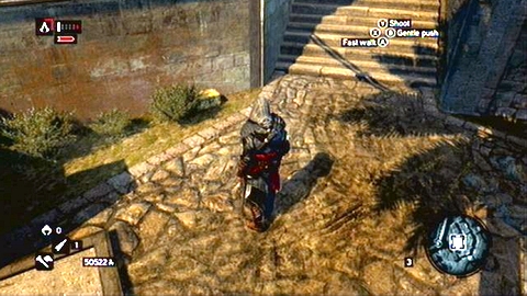 It is located in bushes near the stairs - Galata District (01-12) - Treasure chests - Assassins Creed: Revelations - Game Guide and Walkthrough