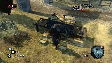 Both chests lie next to the cart protected by the guard squad - Constantine District (14-24) - Treasure chests - Assassins Creed: Revelations - Game Guide and Walkthrough