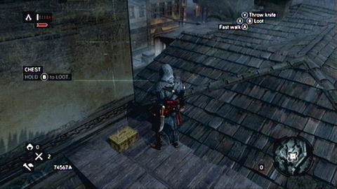 You'll find this treasure on a wooden rooftop - Bayezid District/Arsenal (21-30) - Treasure chests - Assassins Creed: Revelations - Game Guide and Walkthrough
