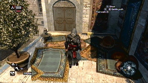 It is hidden on the terrace of one of the apartments - Imperial District (01-10) - Treasure chests - Assassins Creed: Revelations - Game Guide and Walkthrough