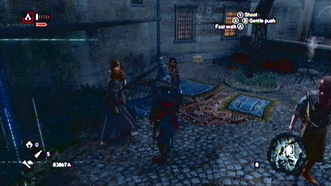 This treasure is hidden at the wall next to a tree - Imperial District (11-20) - Treasure chests - Assassins Creed: Revelations - Game Guide and Walkthrough