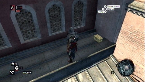 It is located on one of the side walls of the temple - Imperial District (21-28) - Treasure chests - Assassins Creed: Revelations - Game Guide and Walkthrough