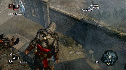 Both boxes lie next to wall on a guarded courtyard - Imperial District (11-20) - Treasure chests - Assassins Creed: Revelations - Game Guide and Walkthrough