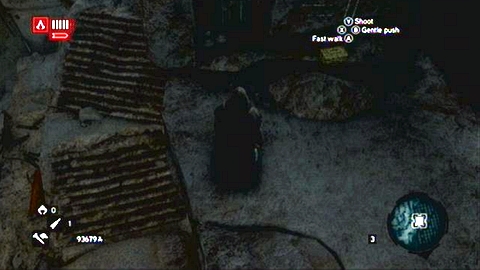 You will find it on a stone ledge above the stairs - Capadocia (01-12) - Treasure chests - Assassins Creed: Revelations - Game Guide and Walkthrough