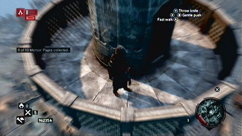 The last page is hidden on the balcony of the minaret - Location of pages - Ishak Pashas memoir pages - Assassins Creed: Revelations - Game Guide and Walkthrough