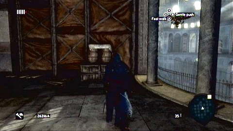 On the other side run up the wall to the right and move in the same direction - Hagia Sophia's Secret - p. 1 - Ishak Pashas memoir pages - Assassins Creed: Revelations - Game Guide and Walkthrough