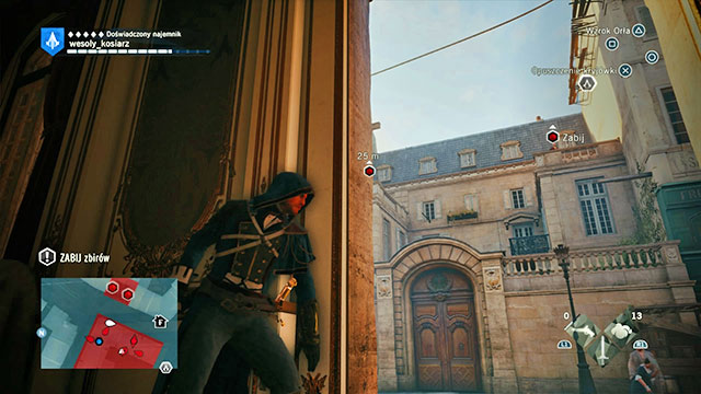 Too far for a pistol. You have to go and stab them. - 01 - The Silversmith - Sequence 5 - Assassins Creed: Unity - Game Guide and Walkthrough
