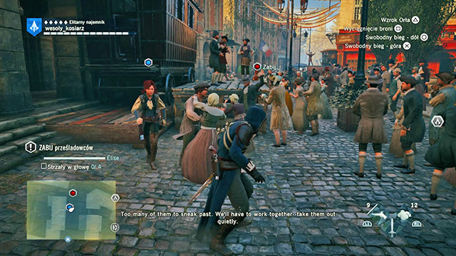 Enemies hiding in the crowd. - 02 - Templar Ambush - Sequence 6 - Assassins Creed: Unity - Game Guide and Walkthrough