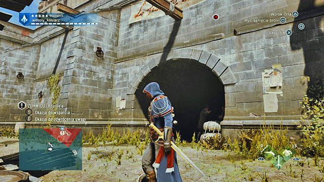 Youll find the entrance to the sewers south from the building, near the river. - 02 - September Massacres - Sequence 8 - Assassins Creed: Unity - Game Guide and Walkthrough