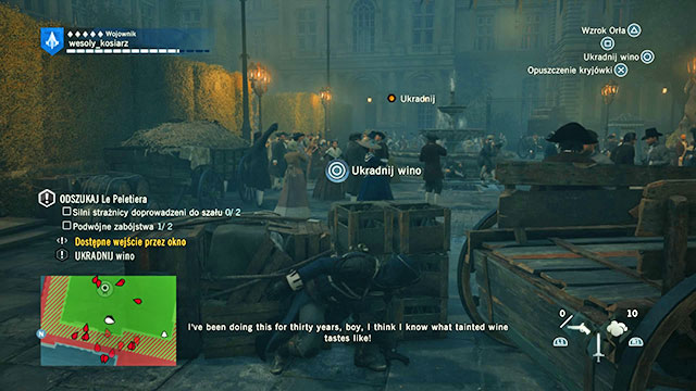 Poison wine is perfect for a silent assassination. - 01 - A Dinner Engagement - Sequence 10 - Assassins Creed: Unity - Game Guide and Walkthrough