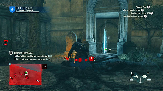 Entrance to the catacombs. - 03 - The Temple - Sequence 12 - Assassins Creed: Unity - Game Guide and Walkthrough