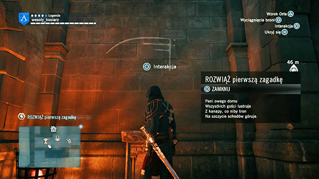 The answer to the second puzzle is on the first floor of the Cafe Theatre - Side missions - Ile Saint-Louis - Assassins Creed: Unity - Game Guide and Walkthrough