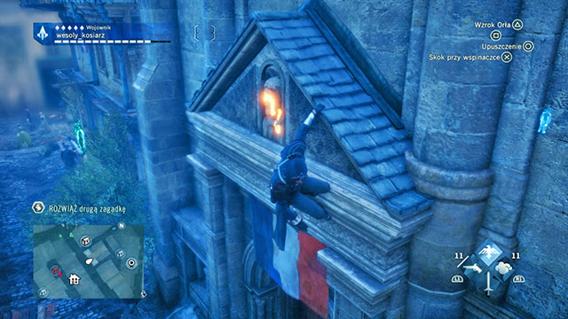 The second answer is on the Palais de Justice grounds, above the church door - Side Missions - Cite - Assassins Creed: Unity - Game Guide and Walkthrough