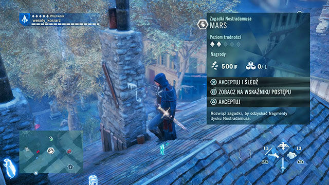 The symbol is on the chimney, close to the cemetery - Side Missions - Cite - Assassins Creed: Unity - Game Guide and Walkthrough