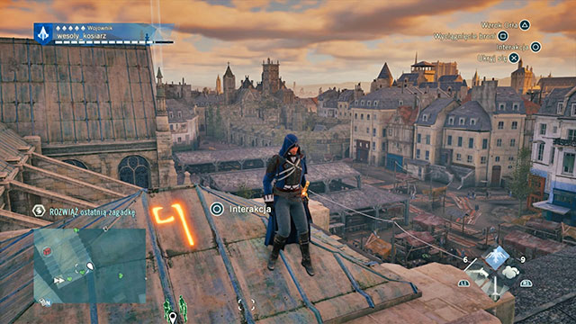 The final solution is on the spire of the St - Side quests - Hotel de Ville - Assassins Creed: Unity - Game Guide and Walkthrough