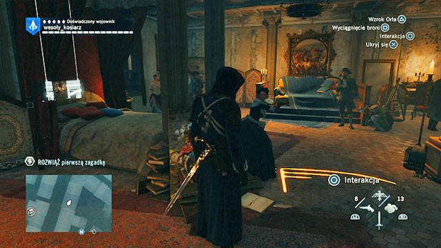 The second solution is on the Temple keeps grounds, next to the fountain - Side quests - Temple - Assassins Creed: Unity - Game Guide and Walkthrough