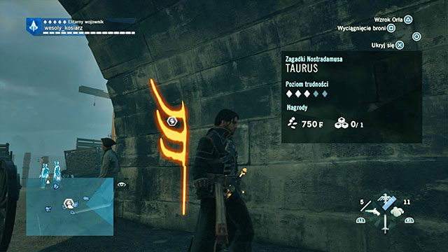 You find the symbol under the stone bridge - Side quests - Invalides - Assassins Creed: Unity - Game Guide and Walkthrough