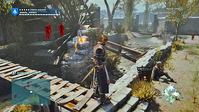 The second solution is on the rock, past the mill wheel - Side quests - Saint-Thomas-dAquin - Assassins Creed: Unity - Game Guide and Walkthrough