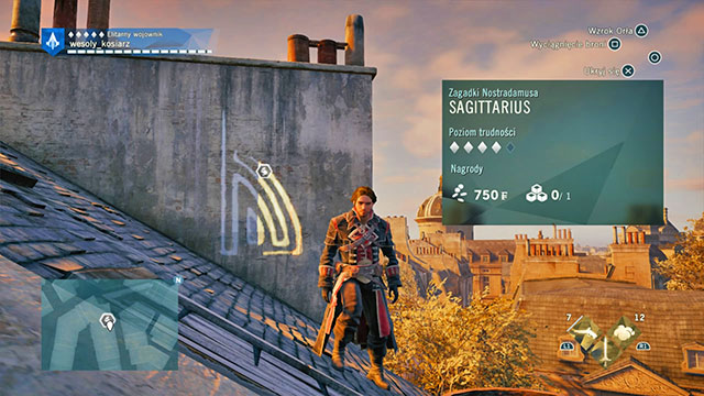 The symbol is on the roof of the building, on the wall housing the chimneys - Side quests - Faubourg Saint-Germain - Assassins Creed: Unity - Game Guide and Walkthrough