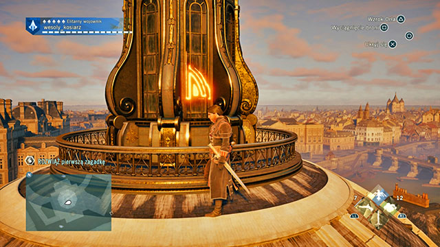 The first solution is atop the dome, on the wall of its final - Side quests - Faubourg Saint-Germain - Assassins Creed: Unity - Game Guide and Walkthrough
