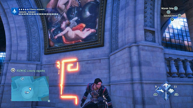 The fourth solution is inside the Pantheon, under the painting, in the Eastern part of the building, below the dome - Side quests - Saint-Jacques - Assassins Creed: Unity - Game Guide and Walkthrough