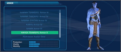You will get it for free after uniting with Na'vi - Armors - Navi - Armors - Avatar: The Game - Game Guide and Walkthrough