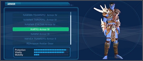 You will receive it with Tarkyun Pack (300000 XP) - Armors - Navi - Armors - Avatar: The Game - Game Guide and Walkthrough
