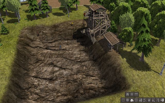 The quarry is not too aesthetic, but it gives you stone. - Production of resources - Buildings - Banished - Game Guide and Walkthrough