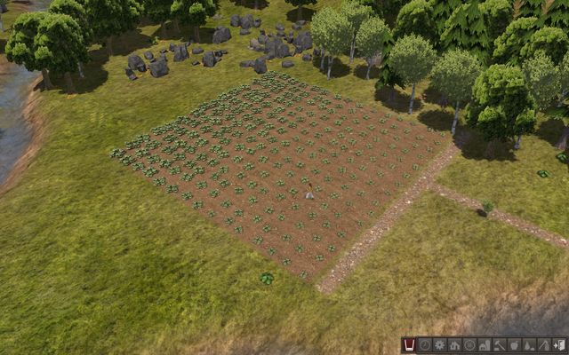 Farming starts in the spring and ends in the late autumn. - Production of food - Buildings - Banished - Game Guide and Walkthrough