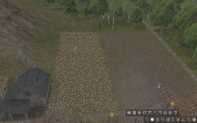 Working hard in the field - Crops - Food production - Banished - Game Guide and Walkthrough